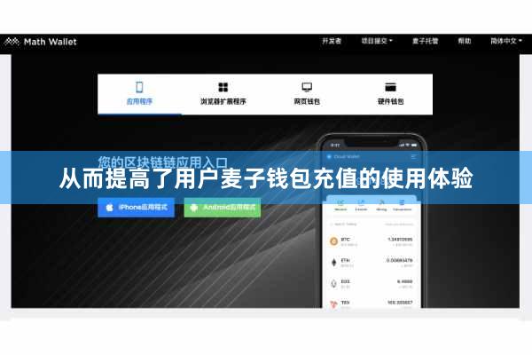 从而提高了用户麦子钱包充值的使用体验