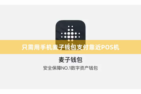 只需用手机麦子钱包支付靠近POS机