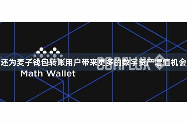 还为麦子钱包转账用户带来更多的数字资产增值机会